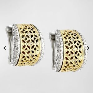 Konstantino Filigree Clip-On Earrings